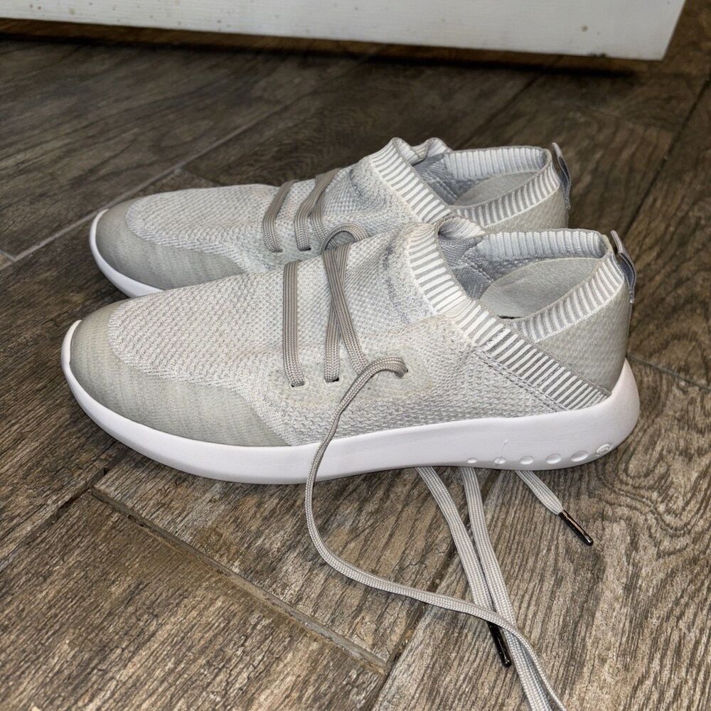 Peter Millar Women’s Hyperknit Glide Gray Knit Sneakers Size 9.5